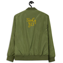 Load image into Gallery viewer, &quot;SK&quot;Premium recycled bomber jacket
