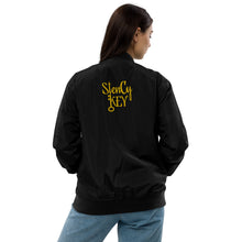 Load image into Gallery viewer, &quot;SK&quot;Premium recycled bomber jacket
