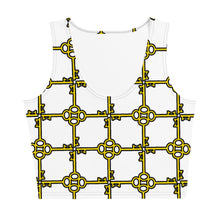 Load image into Gallery viewer, Women&#39;s &quot;KEY Cluster (Printed)&quot; Crop Top
