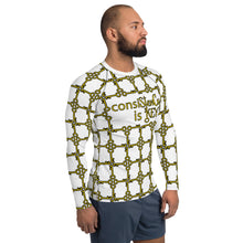 Load image into Gallery viewer, Men&#39;s Rash Guard &quot;consiStenCy is KEY with KEY Cluster&quot;
