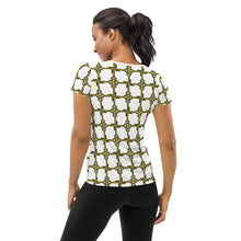 Load image into Gallery viewer, Women&#39;s Athletic T-shirt &quot;consiStenCy is KEY with KEY Cluster&quot;
