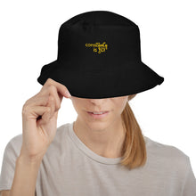 Load image into Gallery viewer, Bucket Hat &quot;consiStenCy is KEY (Embroidered)&quot; small font
