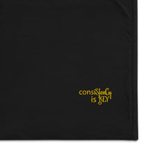 Load image into Gallery viewer, Premium Sherpa Blanket &quot;consiStenCy is KEY (Embroidered)&quot;
