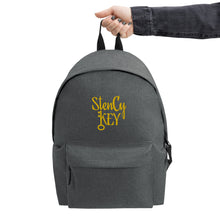 Load image into Gallery viewer, Backpack &quot;StenCy KEY (Embroidered)&quot;
