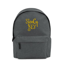 Load image into Gallery viewer, Backpack &quot;StenCy KEY (Embroidered)&quot;
