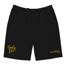 Load image into Gallery viewer, Men&#39;s fleece shorts &quot;StenCy KEY/ consiStenCy (Embroidered)&quot;
