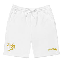 Load image into Gallery viewer, Men&#39;s fleece shorts &quot;StenCy KEY/ consiStenCy (Embroidered)&quot;
