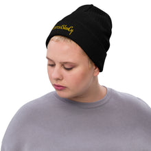 Load image into Gallery viewer, Recycled cuffed beanie &quot;consiSitenCy (Embroidered)&quot;
