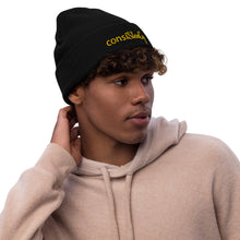 Load image into Gallery viewer, Recycled cuffed beanie &quot;consiSitenCy (Embroidered)&quot;
