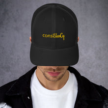 Load image into Gallery viewer, Trucker Cap &quot;consiStenCy (Embroidered)&quot;
