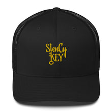 Load image into Gallery viewer, Trucker Cap (StenCy KEY &quot;Embroidered&quot;)
