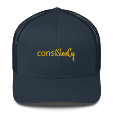 Load image into Gallery viewer, Trucker Cap &quot;consiStenCy (Embroidered)&quot;
