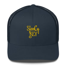 Load image into Gallery viewer, Trucker Cap (StenCy KEY &quot;Embroidered&quot;)
