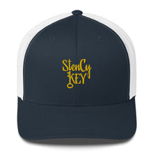 Load image into Gallery viewer, Trucker Cap (StenCy KEY &quot;Embroidered&quot;)
