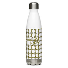 Load image into Gallery viewer, Stainless Steel Water Bottle &quot; consiStenCy is KEY with KEY Cluster&quot;
