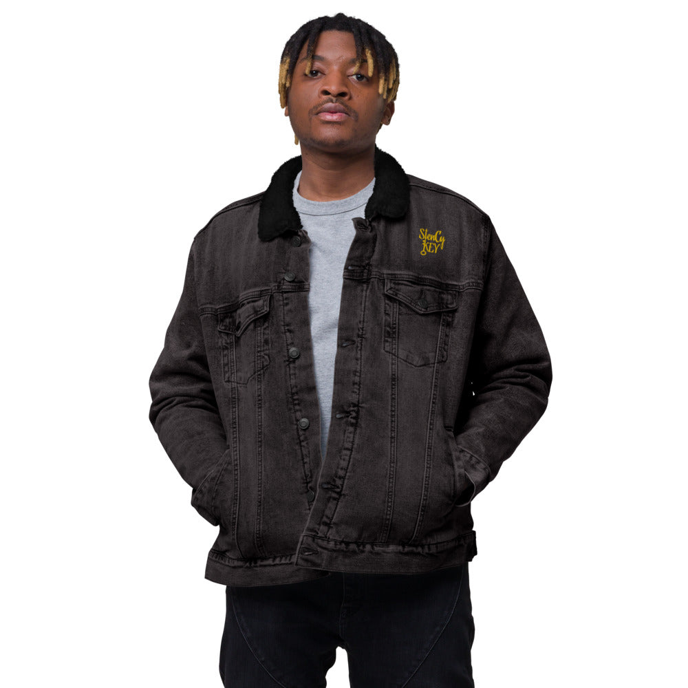 Unisex denim sherpa jacket 