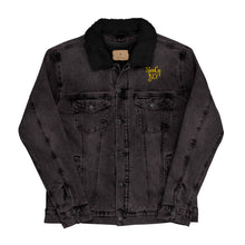 Load image into Gallery viewer, Unisex denim sherpa jacket &quot;StenCy KEY (Embroidered)&quot;
