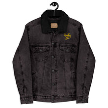 Load image into Gallery viewer, Unisex denim sherpa jacket &quot;StenCy KEY (Embroidered)&quot;
