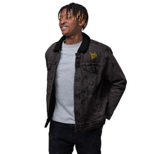 Load image into Gallery viewer, Unisex denim sherpa jacket &quot;StenCy KEY (Embroidered)&quot;
